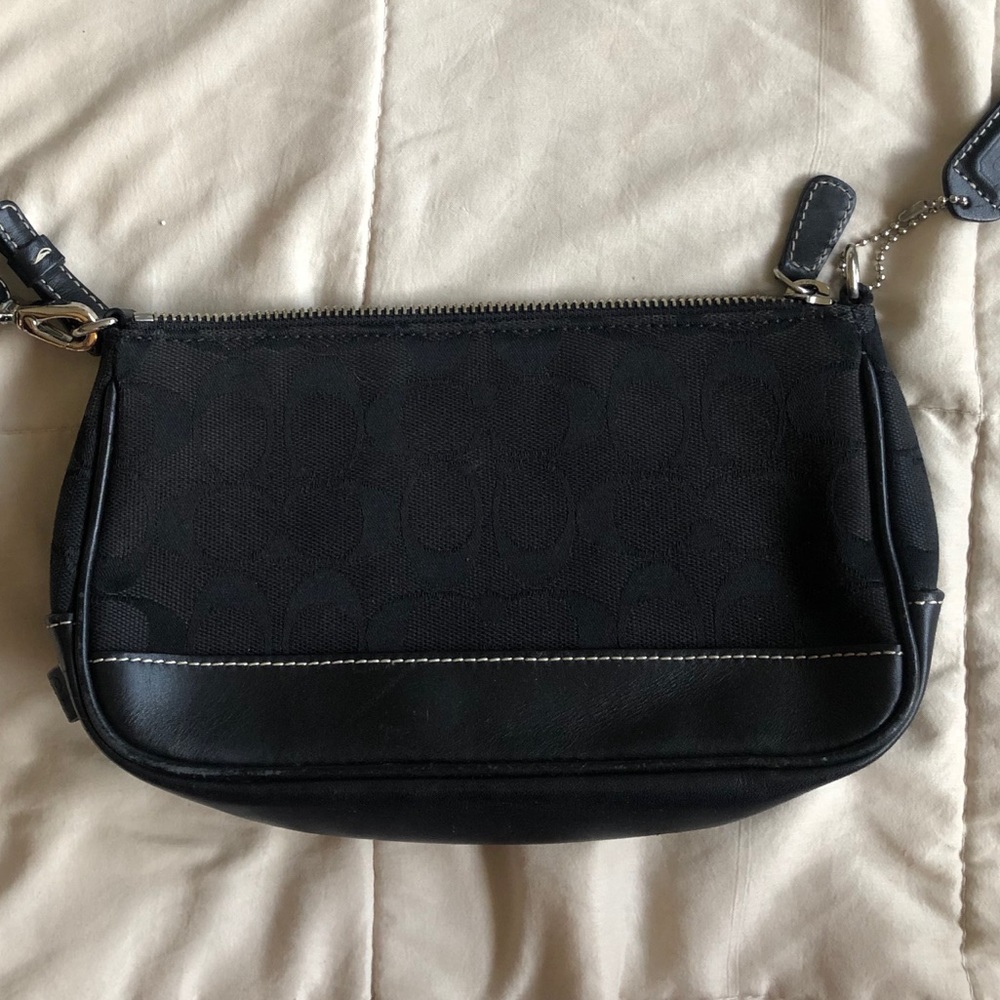 Black Coach Wristlet